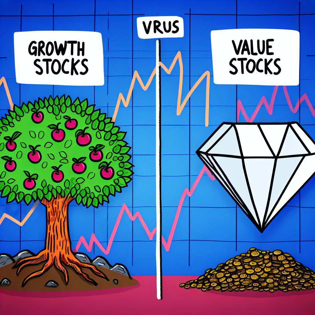 What are growth stocks vs. value stocks?