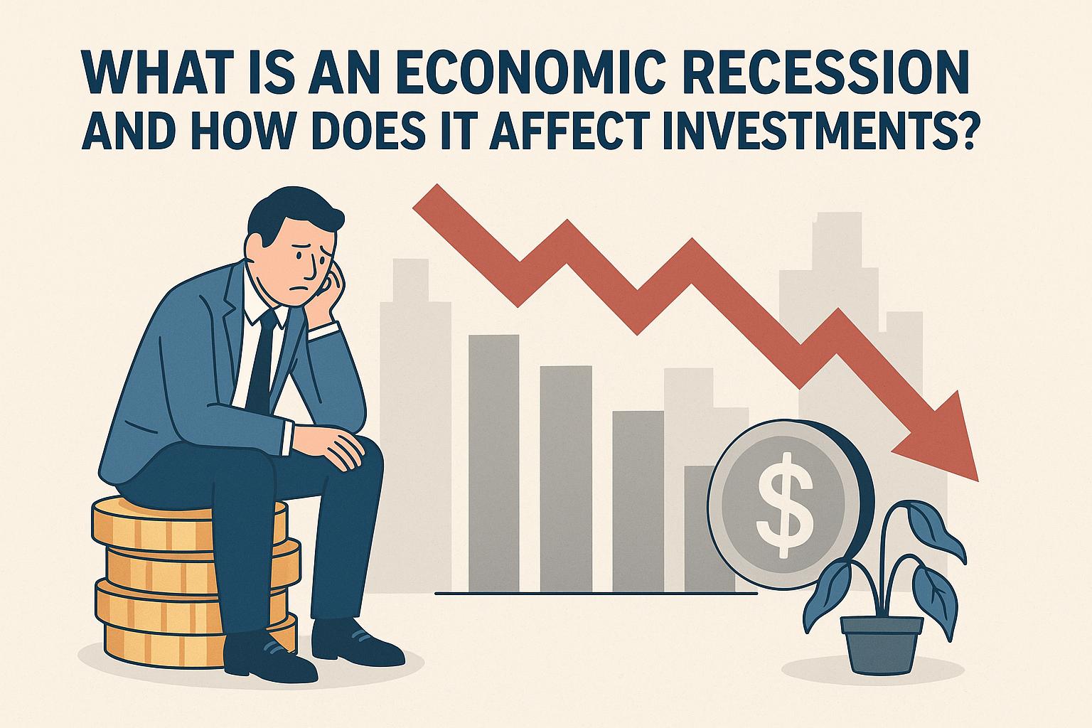 What is an economic recession and how does it affect investments?